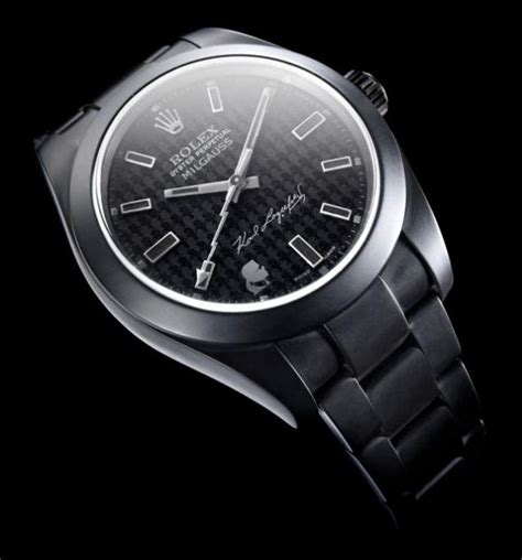 rolex milgauss karl lagerfeld|A new Rolex Watch inspired by Karl Lagerfeld.